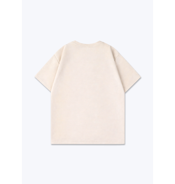 Golf is my passion Oversized Shirt - Beige Back (Designed)