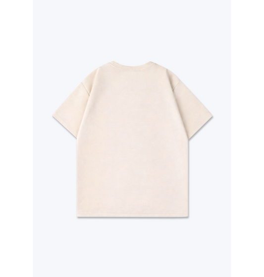 Golf is my passion Oversized Shirt - Beige Back (Designed)